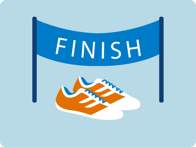 Finish met renschoenen